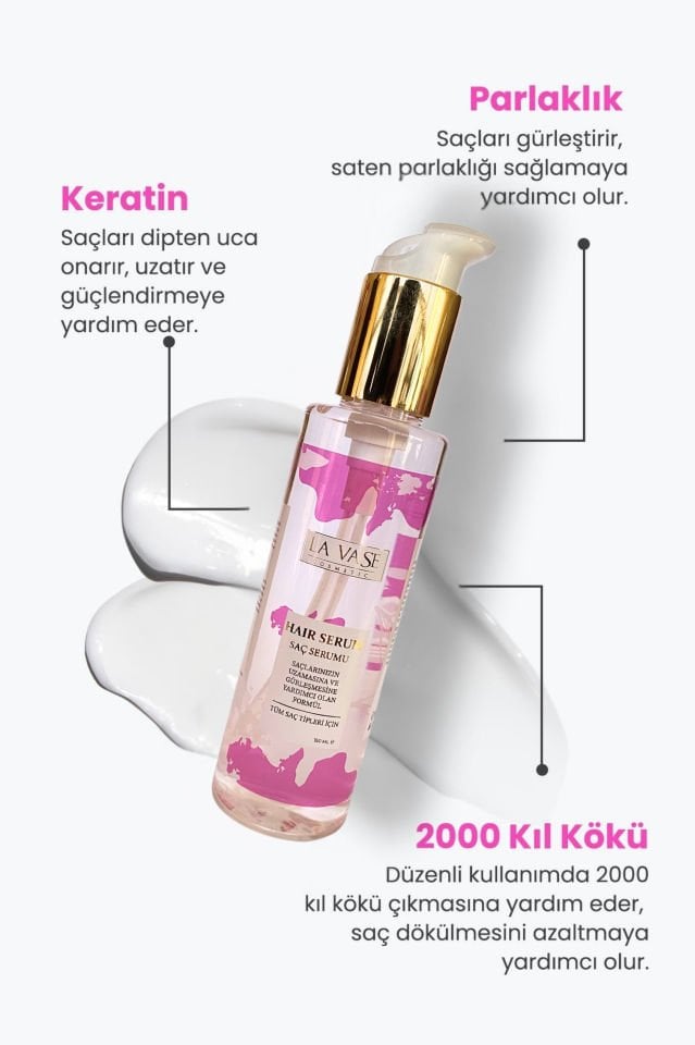 La Vase Keratin Saç Serum