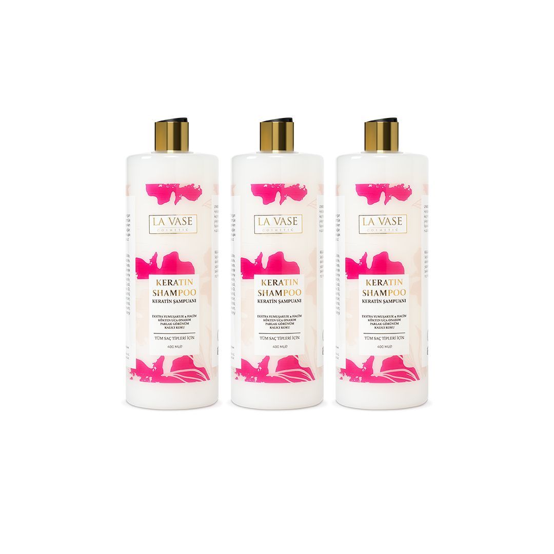 La Vesa 3'Lü Keratin Şampuan