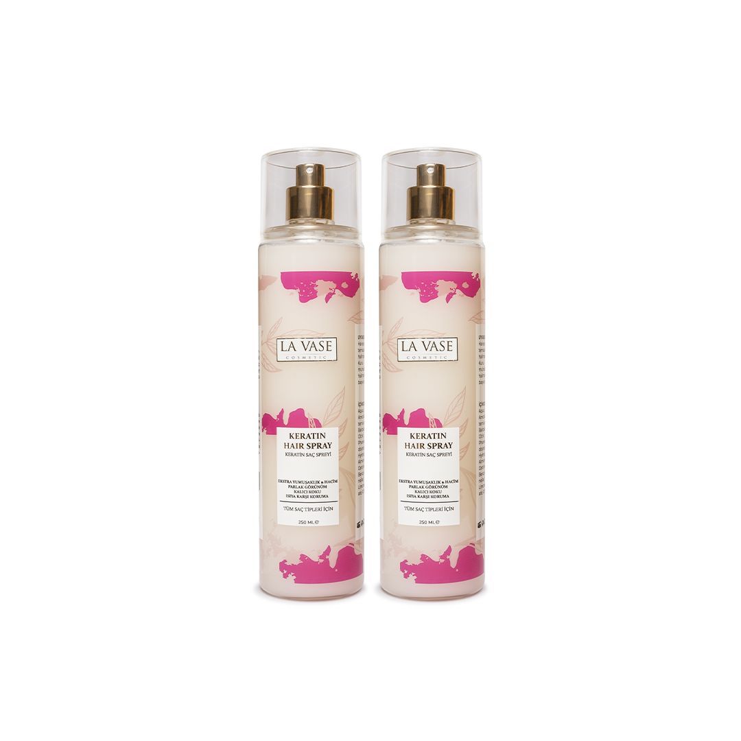 La Vase 2'Li Keratin  Saç Sprey