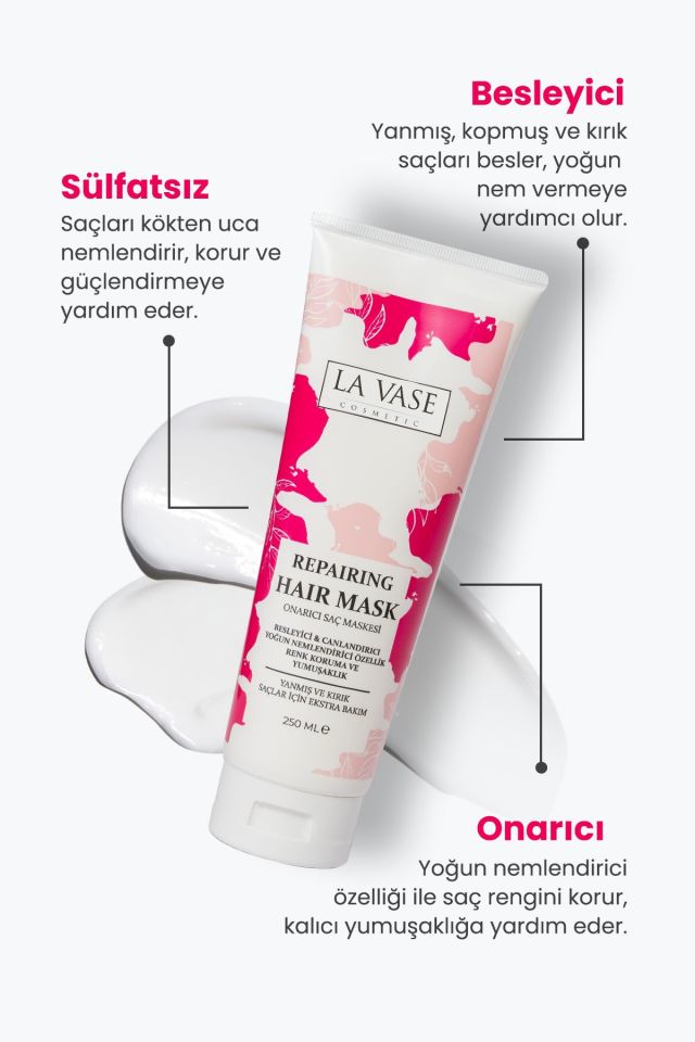 3'Lü Keratin Saç Maskesi