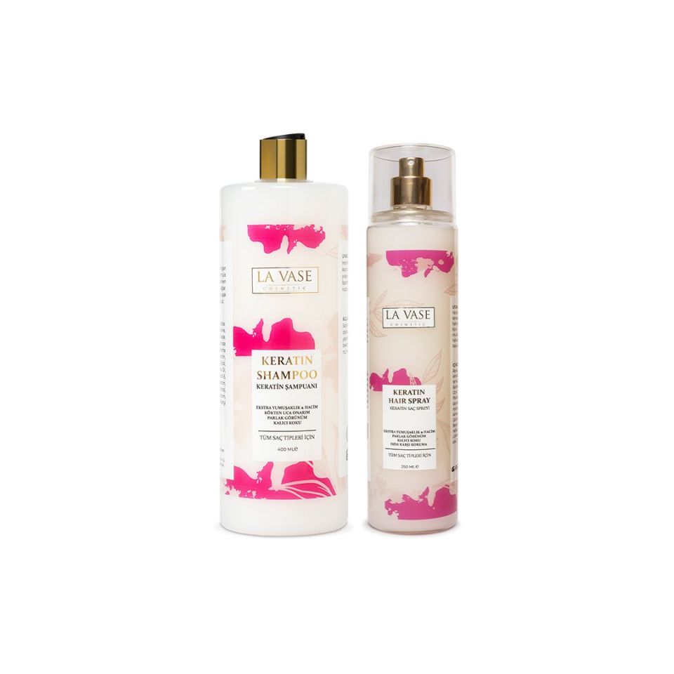 La Vase Keratin  Şampuan + Sprey
