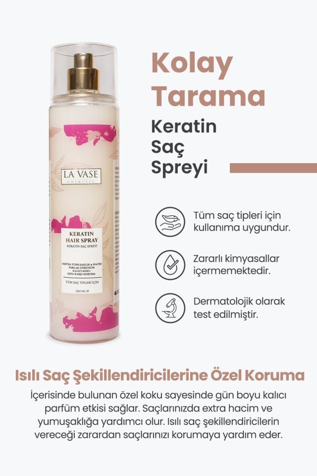 La Vase Keratin  Şampuan + Sprey