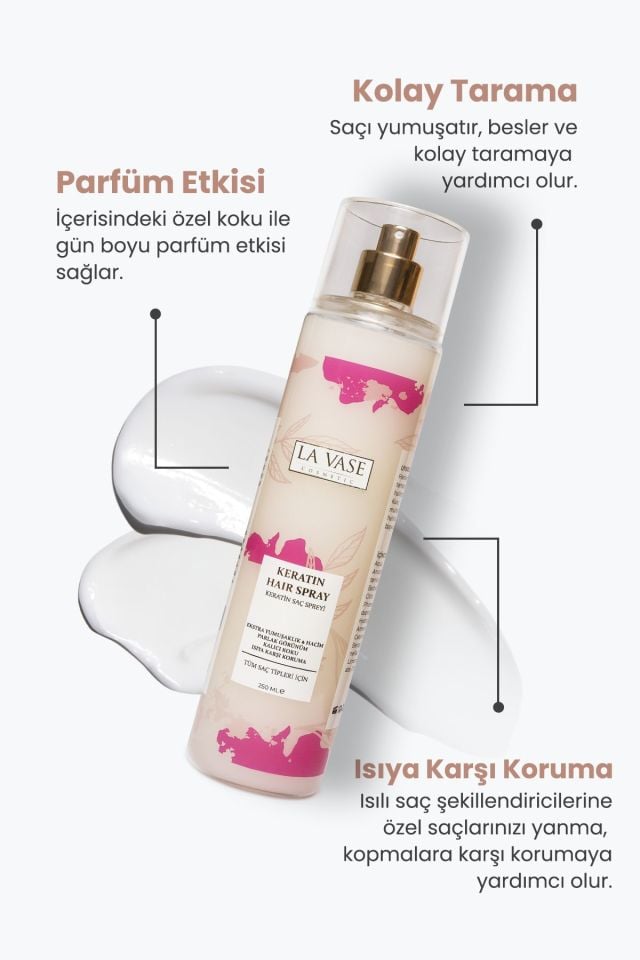 La Vase Keratin Sprey + Serum