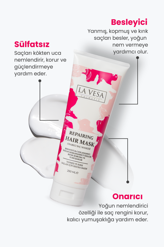 La Vesa Keratin Şampuan +Saç Spreyi +Saç Maskesi