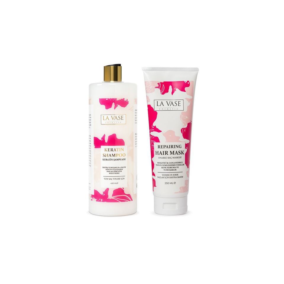 La Vase Keratin Şampuan + Saç Maskesi
