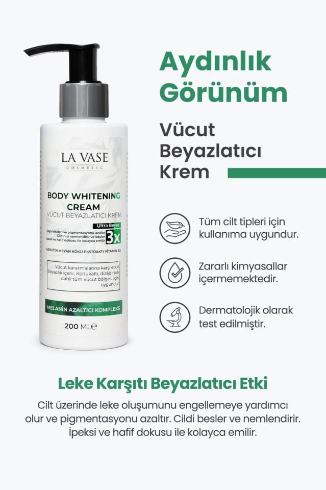 Vucüt Beyazlatıcı Krem