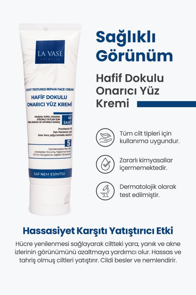 Onarıcı Ve Nemlendirici Yüz Kremi