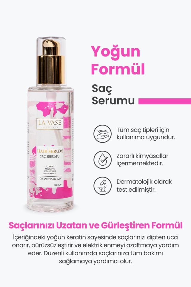 La Vase 3’lü Keratin Serum