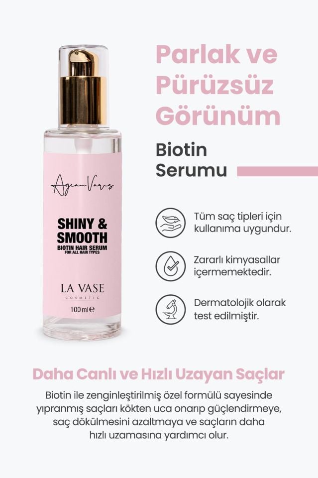 La Vase Biotin 4'lü Saç Seti + 3 Şampuan