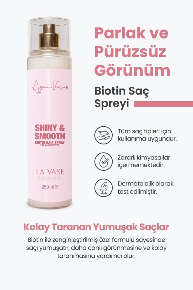 La Vase Biotin 4'lü Saç Seti + 3 Şampuan