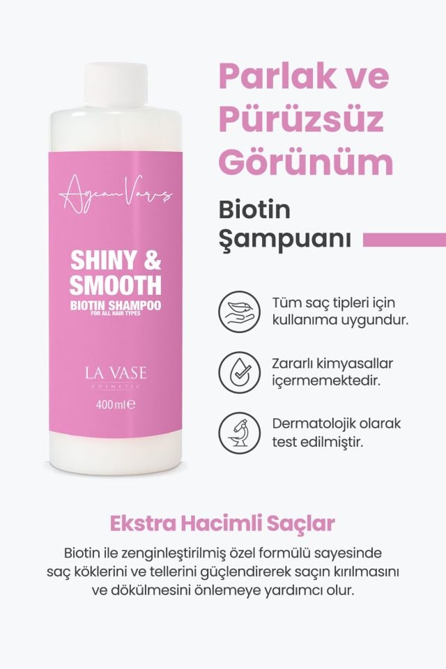 La Vase Biotin 4'lü Saç Seti + 3 Şampuan