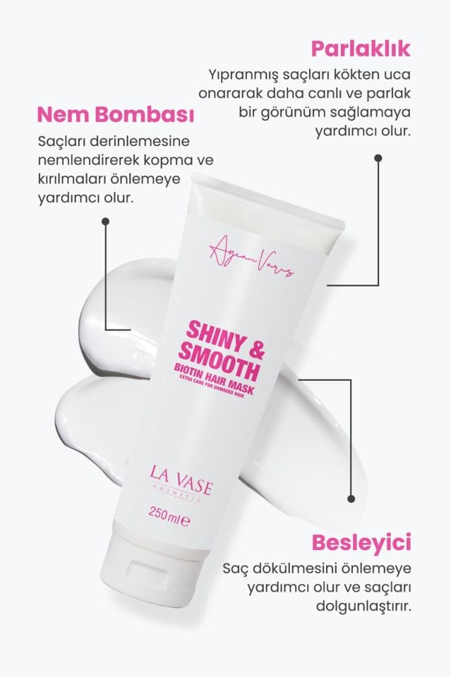 La Vase Biotin 3'lü Maske