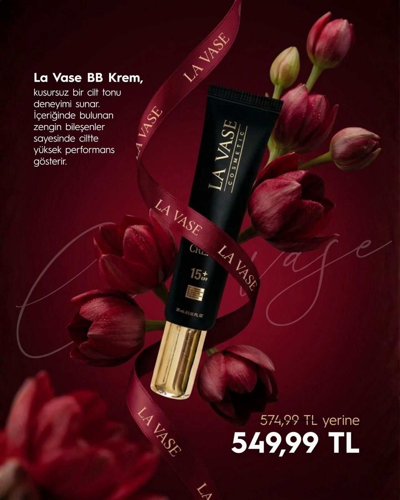 La Vase BB Cream-SPF 15 korumalı-Dark