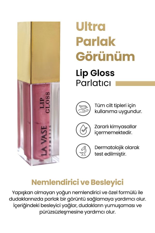 La Vase Lip Gloss-Rosalinda