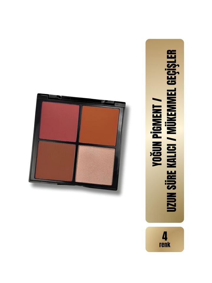 La Vase 4'lü Blusher Palet