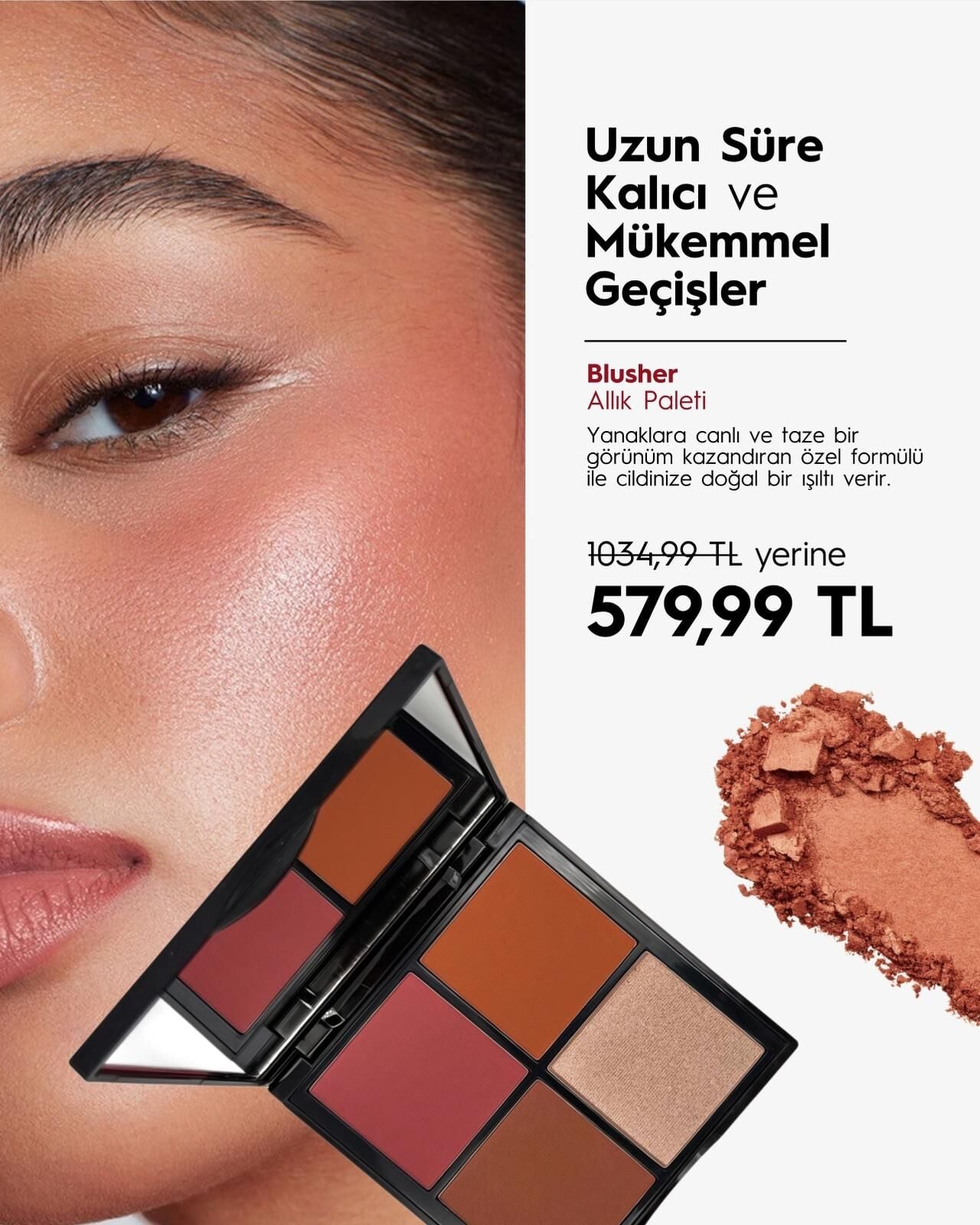 La Vase 4'lü Blusher Palet
