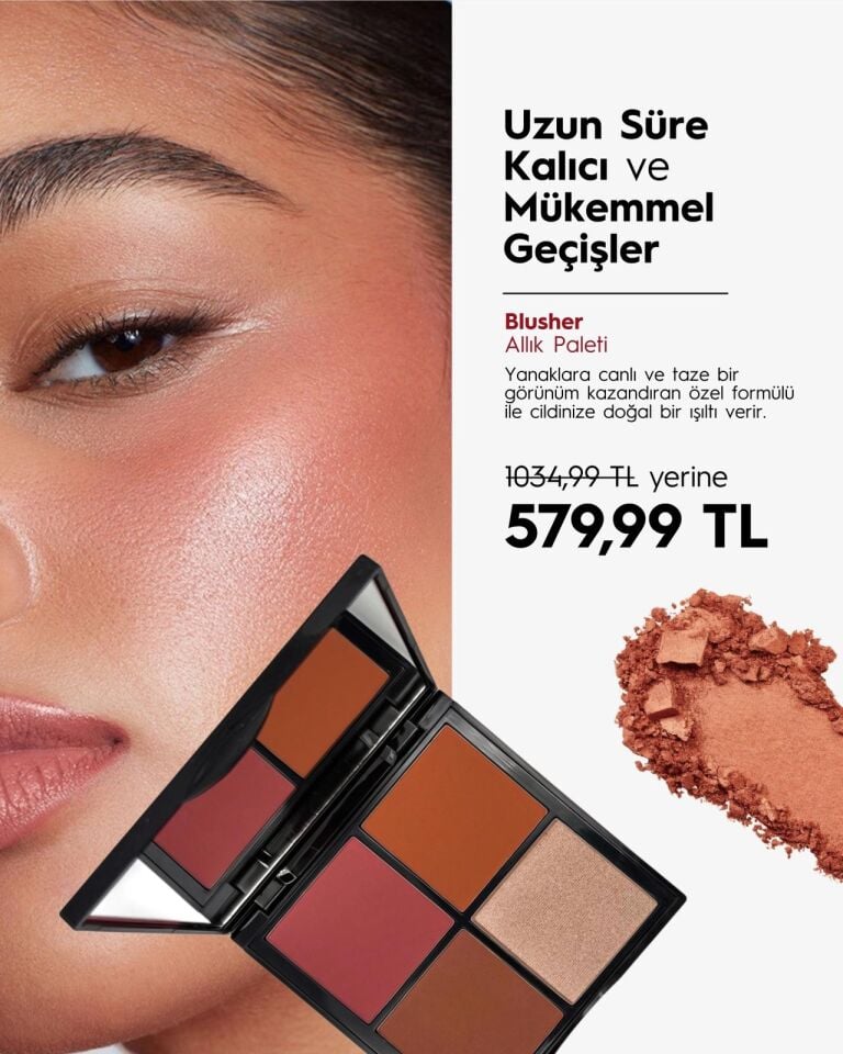 La Vase 4'lü Blusher Palet